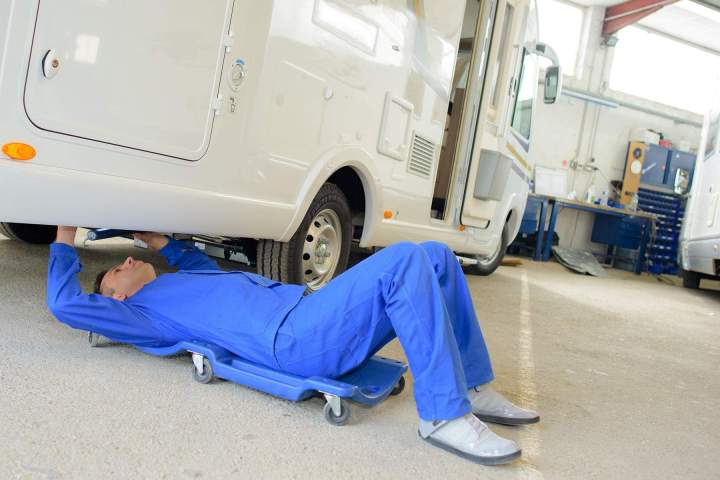 Examen technique d'un camping-car Anglet